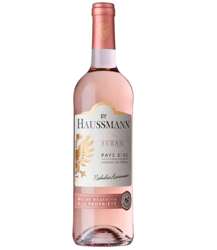 75CL VIN ROSE SYRAH BY HAUSSMANN