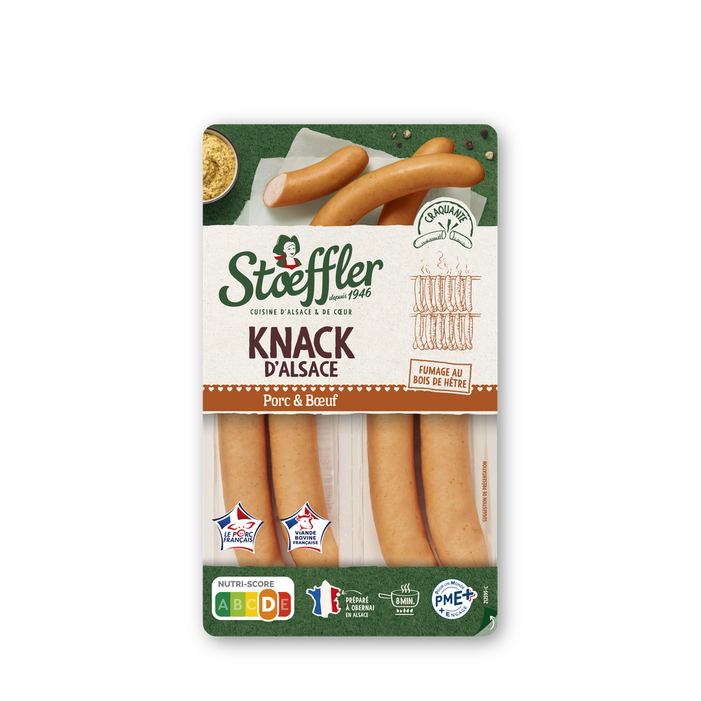 Alsace Knack Sausage VPF VBF 4x55g