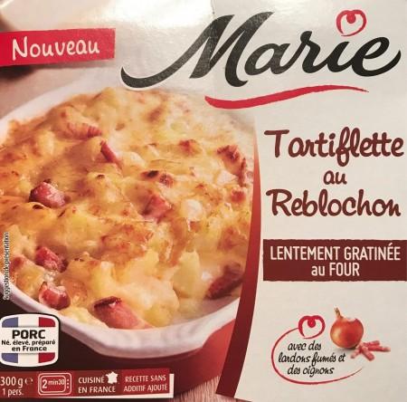 Tartiflette au Reblochon AOP, lardons fumés et oignons 300g MARIE