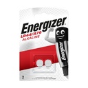 Pile bouton alcaline Energizer LR44/A76, pack de 2