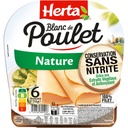 HERTA Blanc Poulet Nature conservation sans nitrite x6 -210g