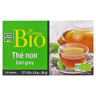 Organic Earl Grey Tea x20 Sachets BF Box