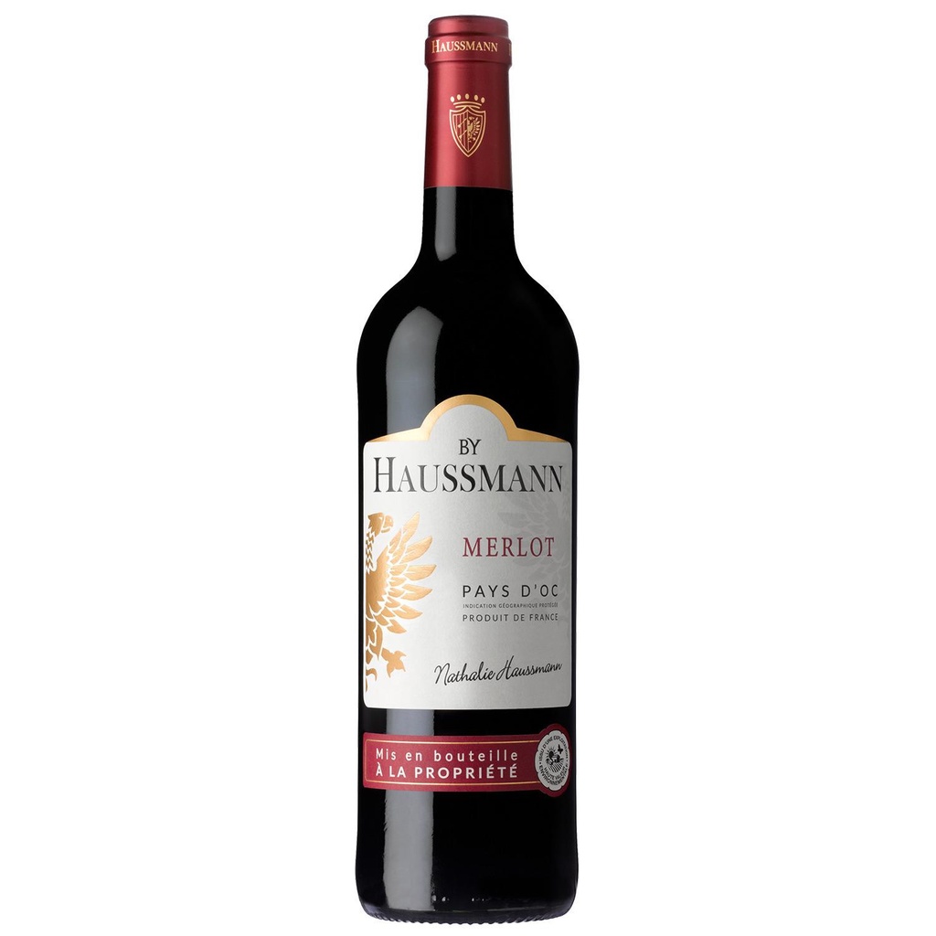 75CL MERLOT IGP BY HAUSSMANN