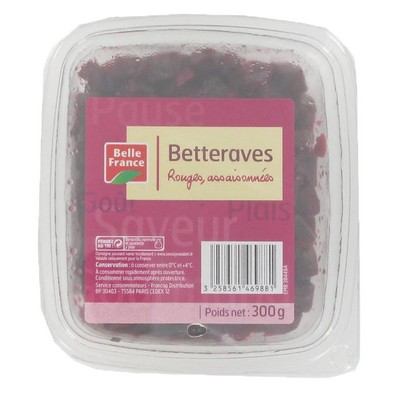BETTERAVE ROUGE BF BARQUETTE 300 G 