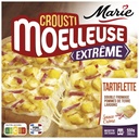 CroustiMoelleuse Extreme Tartiflette Pizza – Double Cheese Potato Bacon Cream Sauce 550g MARIE
