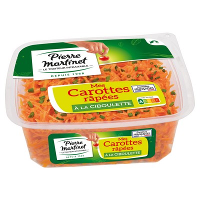 MARTINET - Carottes râpées à la ciboulette 300g