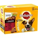 PEDIGREE Sachets Fraîcheur en Sauce 4 Variétés pour Chiens 12x100g