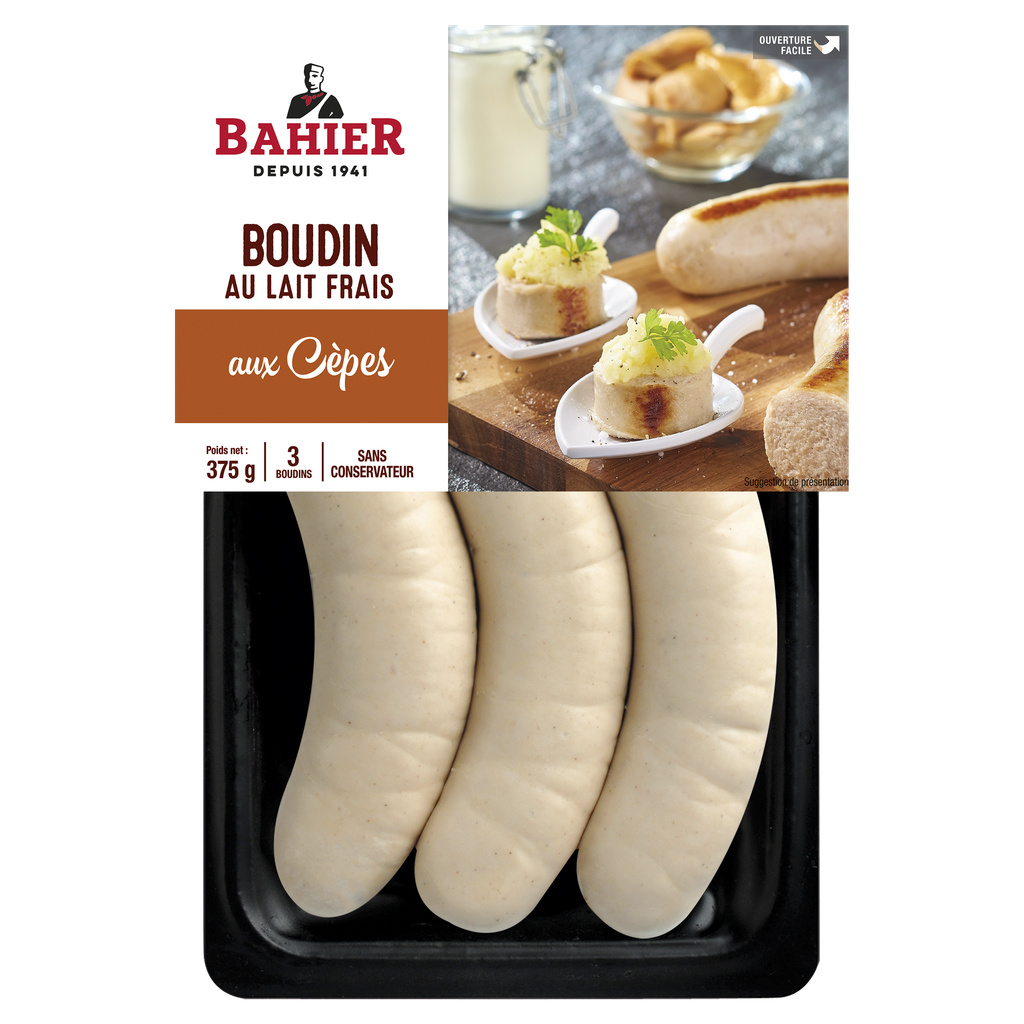 BOUDIN BLANC CEPES 3X125GR 