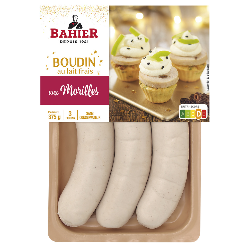 BOUDIN BLANC MORILLES 3X125GR