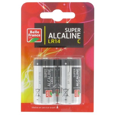 BELLE France SUPER ALKALINE LR14x2