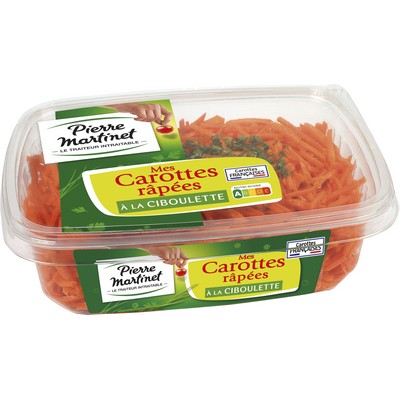 MARTINET - Carottes râpées ciboulette 510g