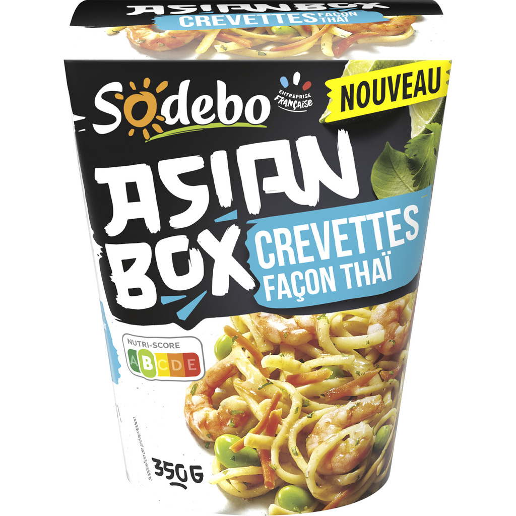 SODEBO ASIANBOX 350G Thai-Style Prawns
