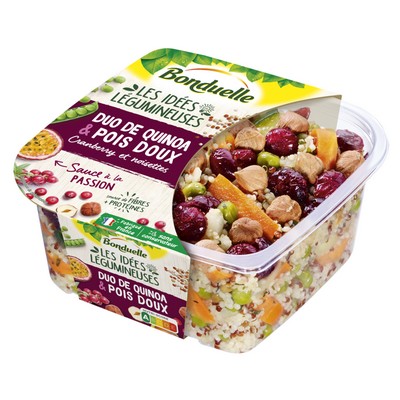 Salade Bonduelle duo quinoa pois doux 180g