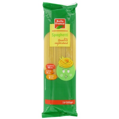 Belle France Spaghetti Pasta 500g Sachet