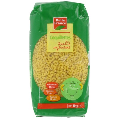Belle France Coquillettes Pasta 1kg Bag