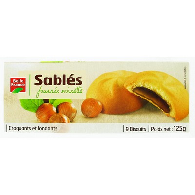 SABLE FOURRE NOISETTES X 9 BF ETUI 125 G