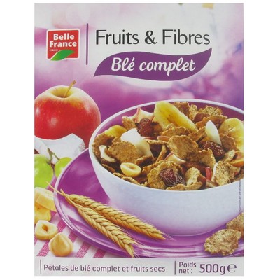 Fruits & Fibre Cereal Belle France 500g
