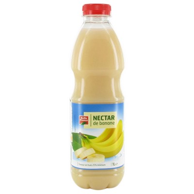 Belle France Banana Nectar PET Bottle 1L