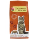Chicken, Beef, Rabbit & Turkey Cat Kibble - Belle France - 2kg Bag