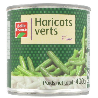 Fine Green Beans Belle France Can 4/4 800g