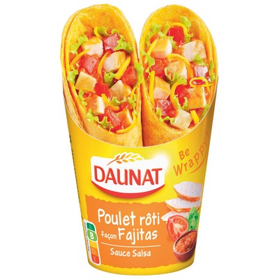 Rotisserie Chicken Fajitas Wrap DAUNAT 190g