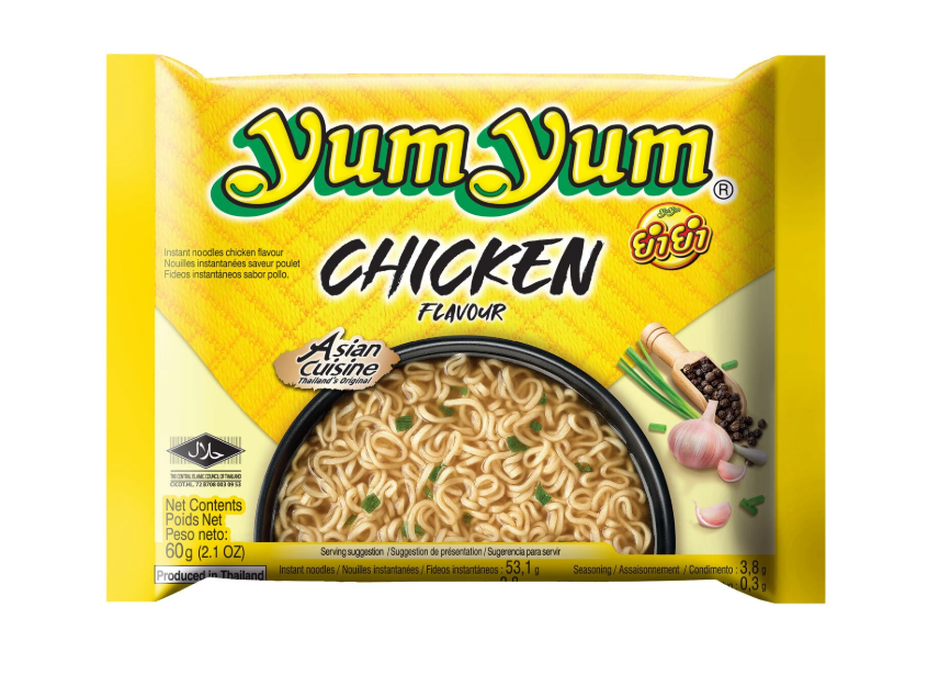60G NOUILLES AU POULET YUM YUM