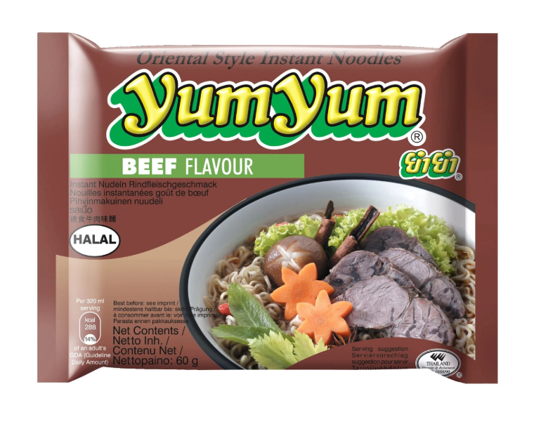 60G NOUILLES AUX BOEUFS YUM YUM