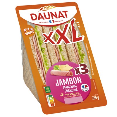 XXL Ham Emmental Salad Daunat 230g