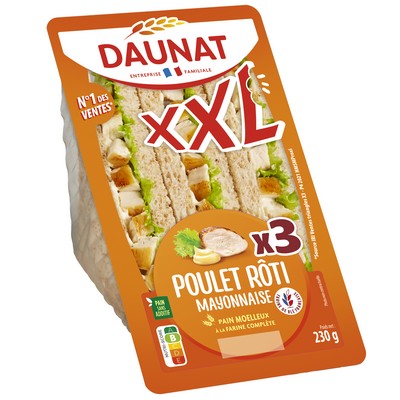 XXL POULET ROTI MAYONNAISE DAUNAT 230G
