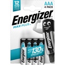 Energizer Max Plus AAA/LR03 Alkaline Batteries, Pack of 4