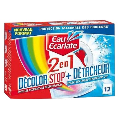 Décolor Stop Détachant 3-en-1 x12 Sachets