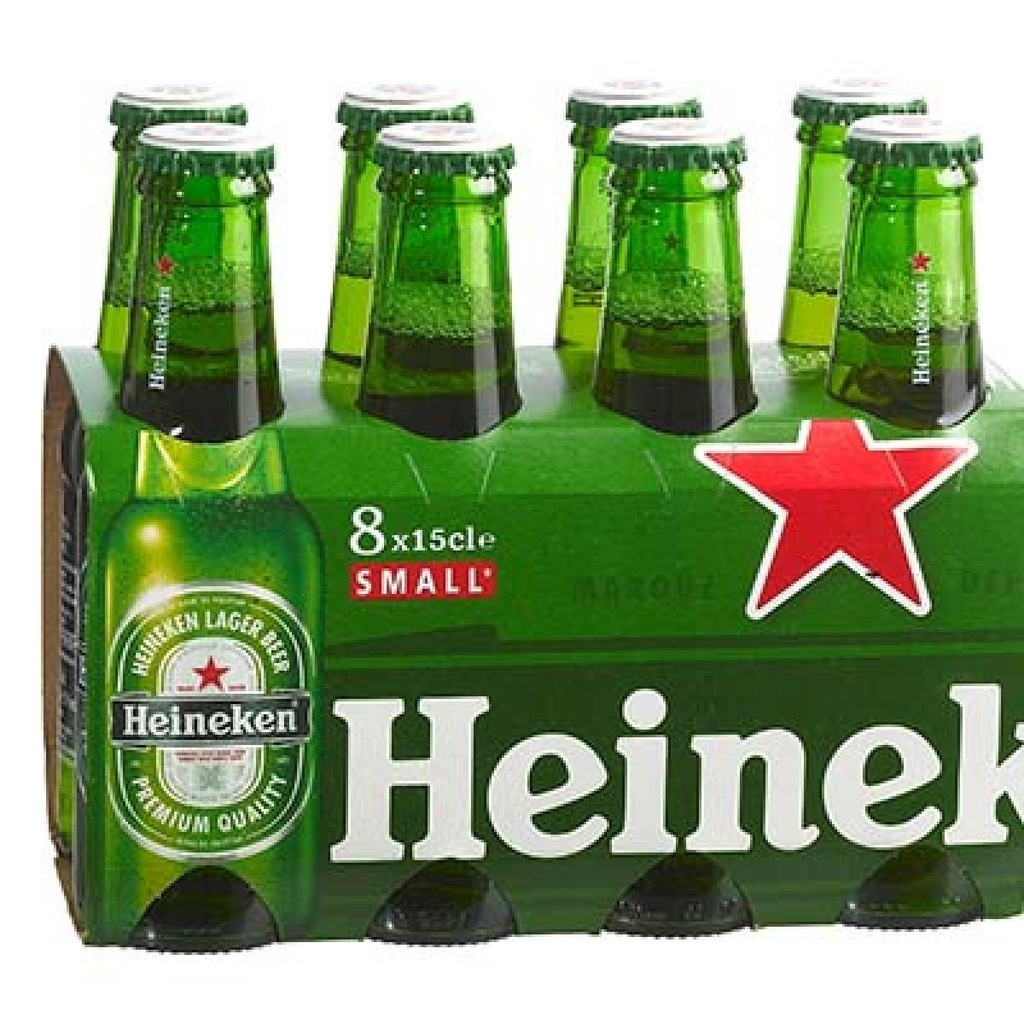 Heineken Blonde Beer 8x15cl 5°