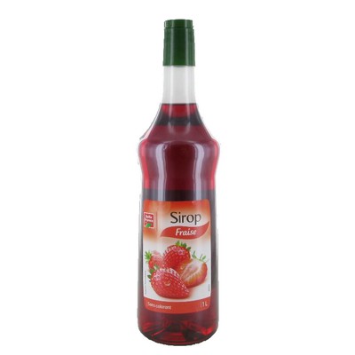 BF Sirop de Fraise Bouteille PET 1L