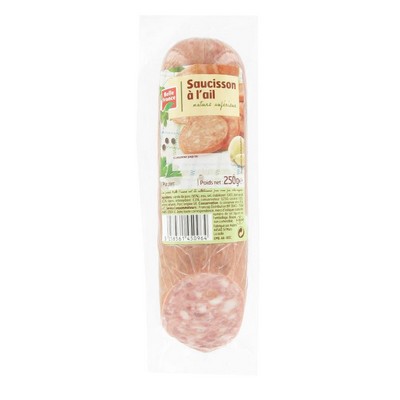Superior Garlic Sausage BF Film 250g