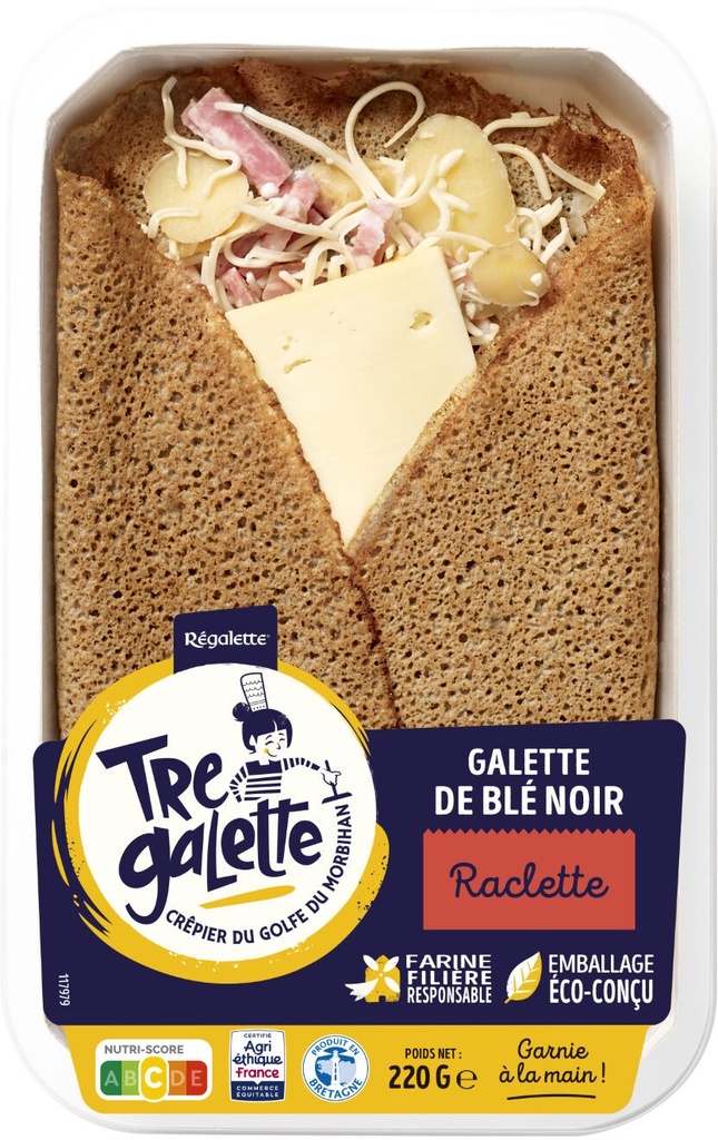 Raclette and Bacon Potato Galette 220 g