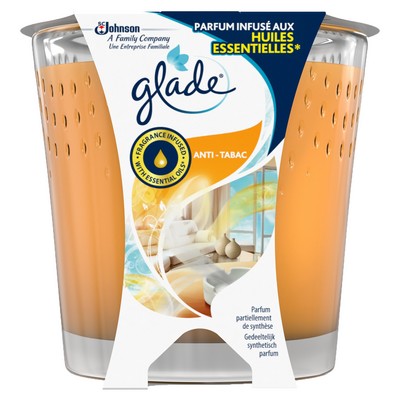 Glade Bougie Anti-Tabac 112g Colza
