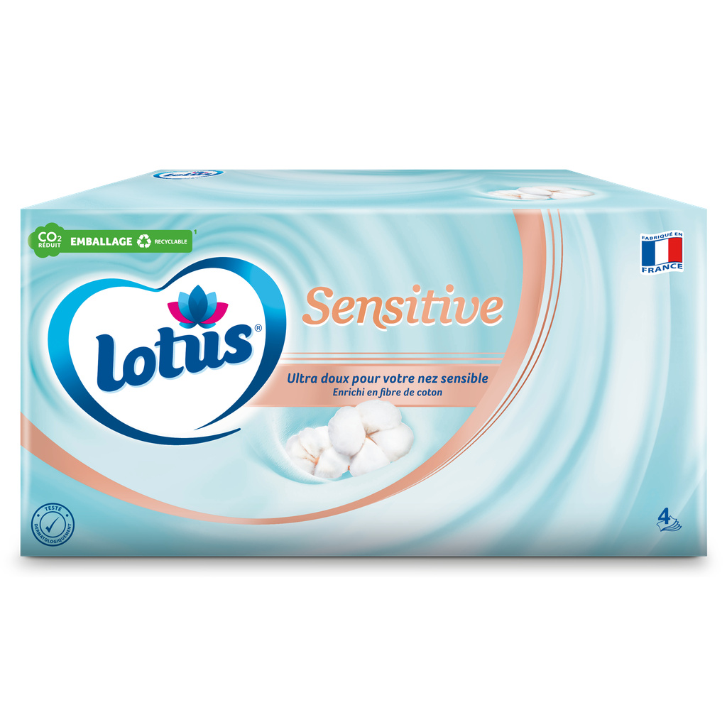 Lotus Mouchoirs Sensitive Boîte x80