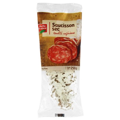 Premium Dry Cured Pure Pork Sausage BF Pack 250g