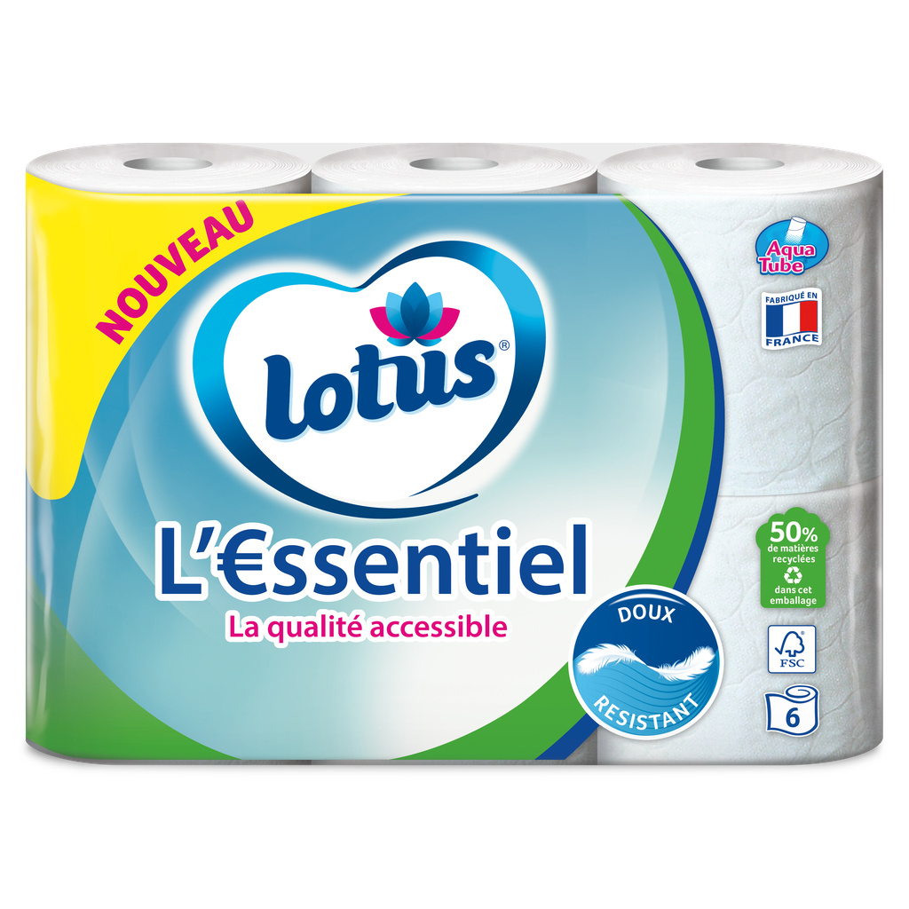 L'€ssentiel Toilet Paper x6
