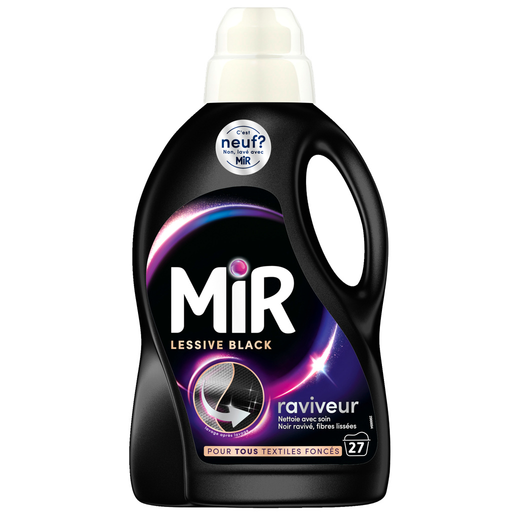 Mir Black Laundry Detergent 1.35L 27 Washes