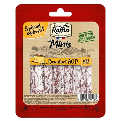 Mini Beaufort Saucissons 100g Henri Raffin