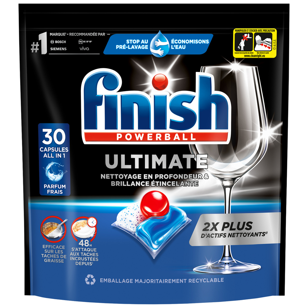 FINISH Ultimate Dishwasher Capsules x26