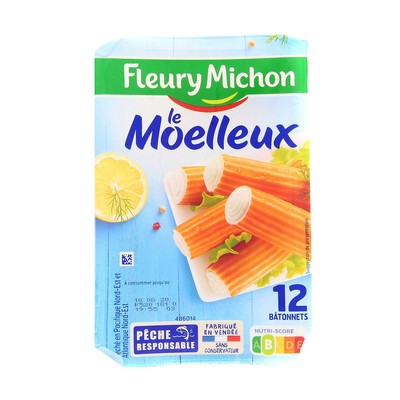 12 Bâtonnets Surimi Moelleux