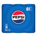 Pepsi Regular Canette Sleek 6X33CL