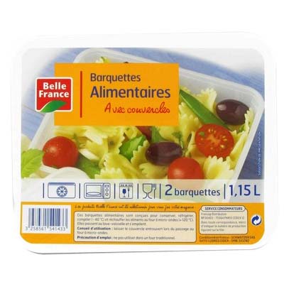 PACK OF 2 FOOD BOXES 1L150 BF