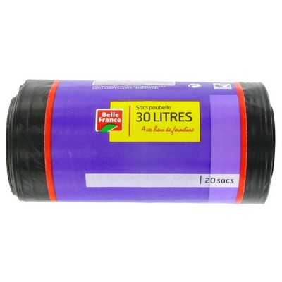 30L Bin Bags with Traditional Tie