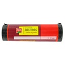 50L Trash Bags with Traditional Tie