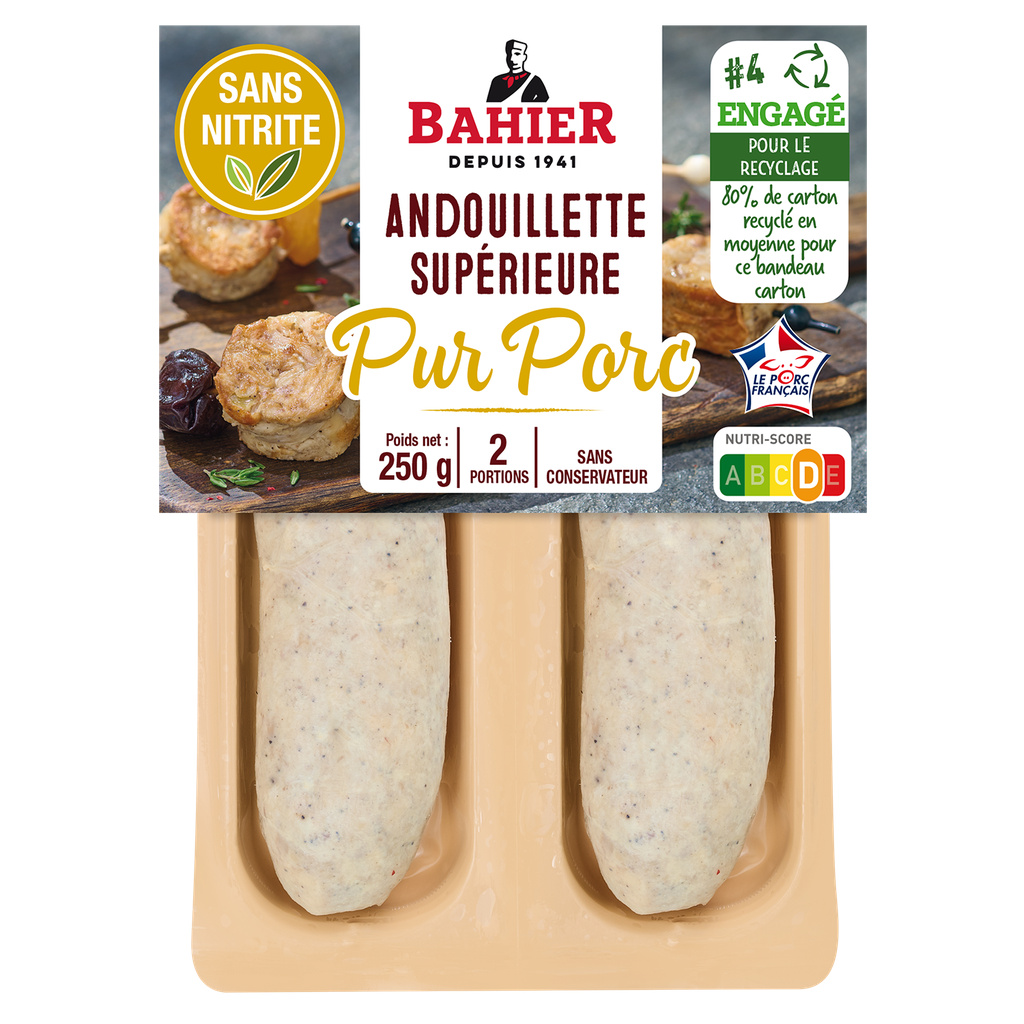 Andouillettes Supérieures Pur Porc 2x125g
