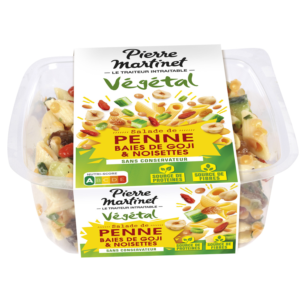 Salade de pâtes penne aux baies de goji et noisettes 250g