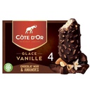 Côte d'Or Glace Vanille Chocolat Noir & Amandes x4